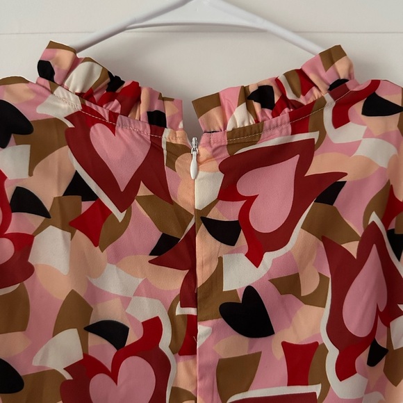 MELLODAY Floral A-Line Minidress in Red Pink size M - Picture 8 of 12